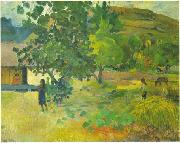 Paul Gauguin La maison Sweden oil painting artist